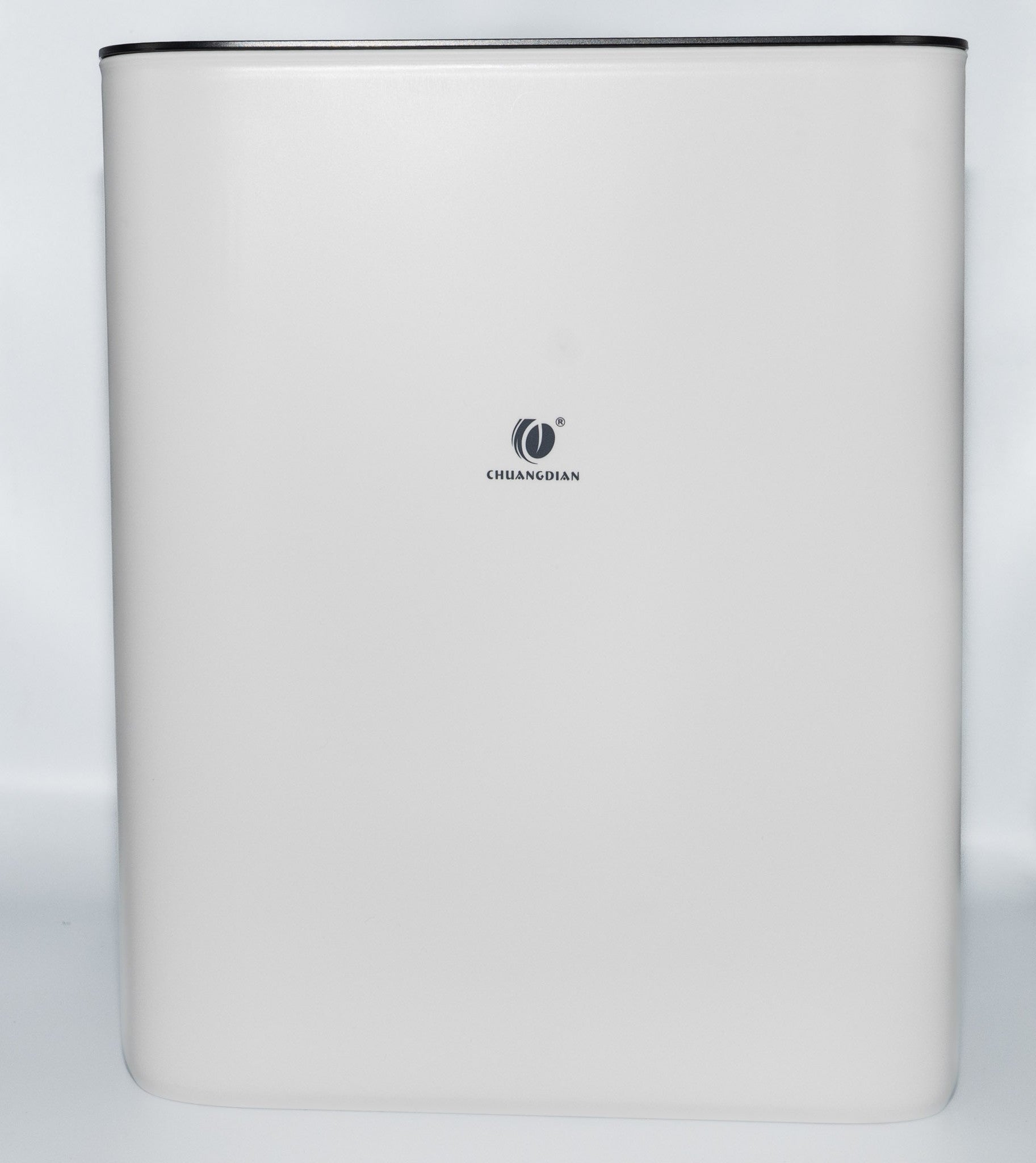 White trash bin on a light grey background – Quickway Supplies