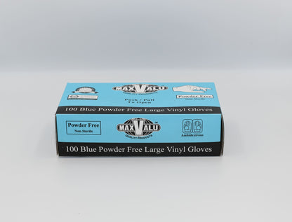 Blue Powder Free Vinyl Gloves