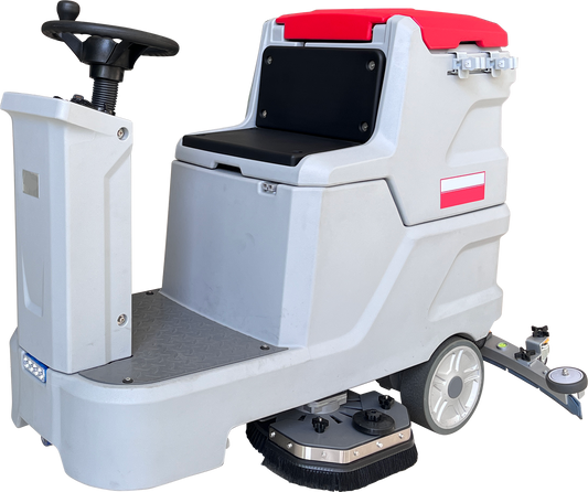 Automatic Dual Brush Ride-On Scrubber Dryer
